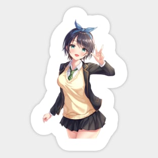 Ruka From Rent A Girlfriend Anime Sticker